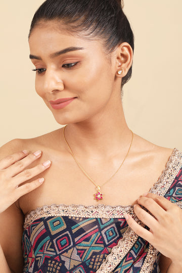 Kavya Floral Pendant