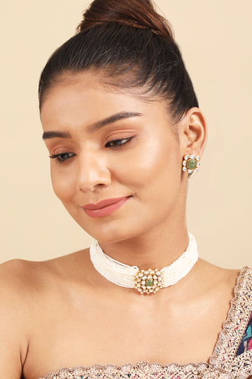 Seher Pearl Choker Set