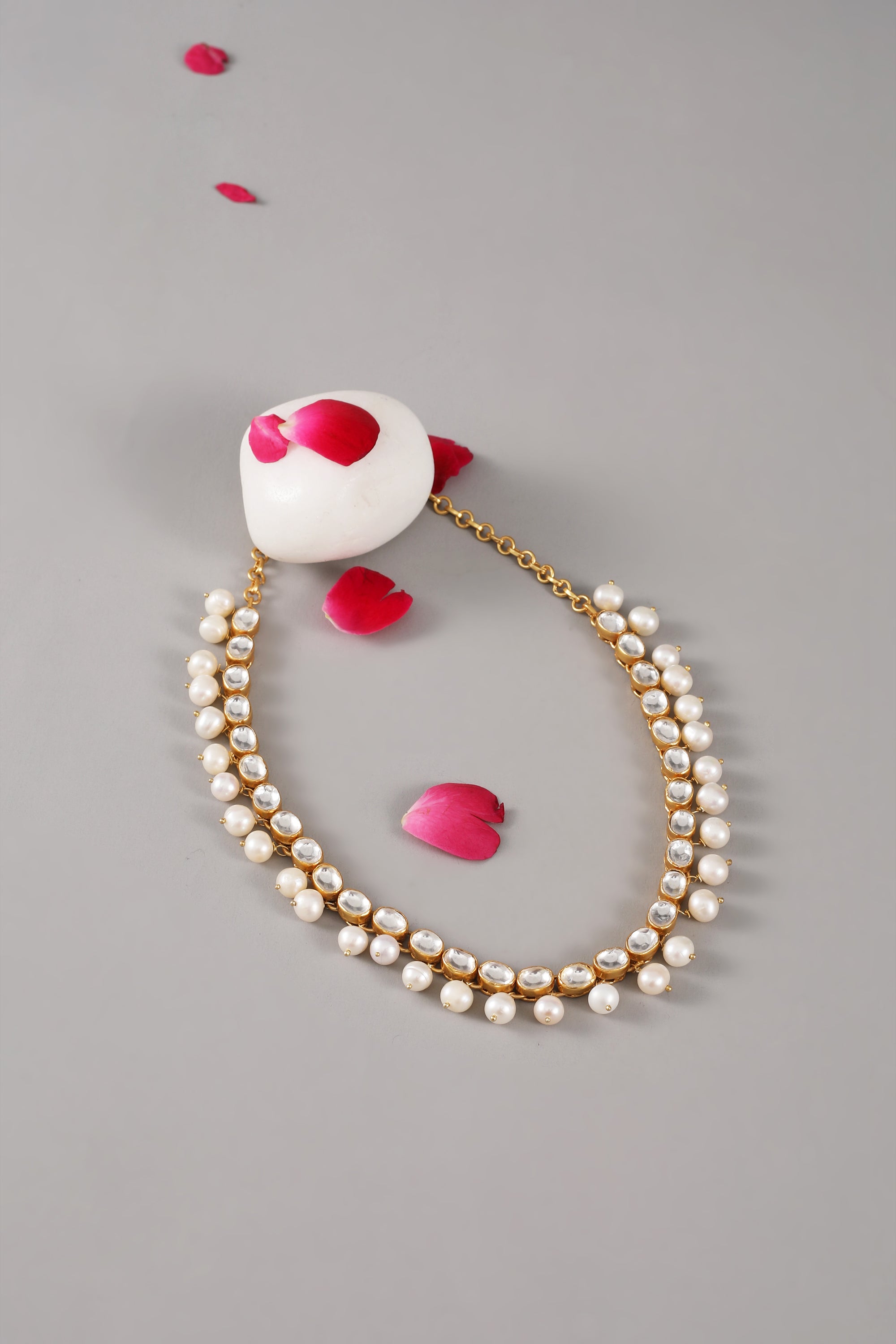 Reevati Gold Pearl necklace