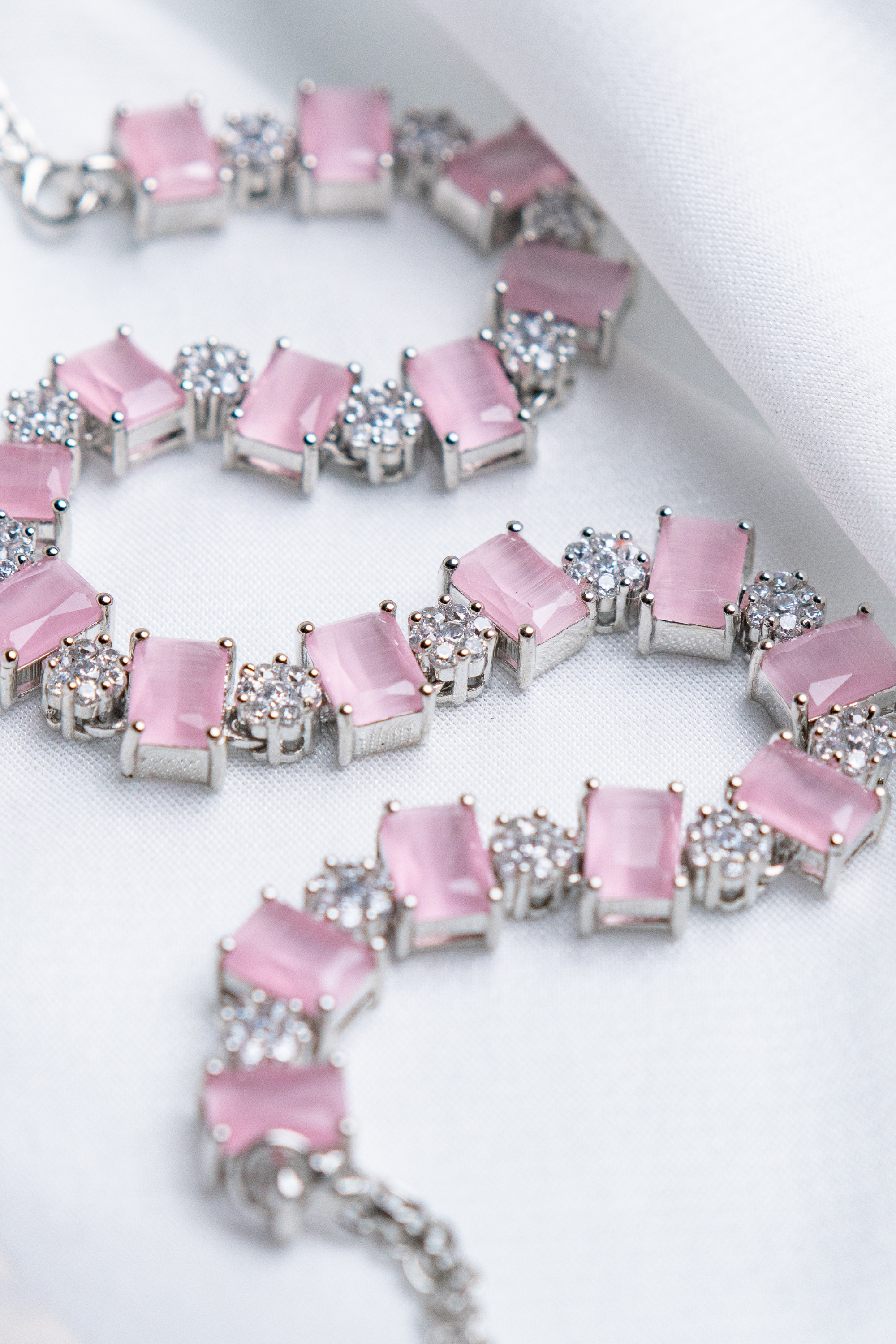 Pink Fusion Necklace Set