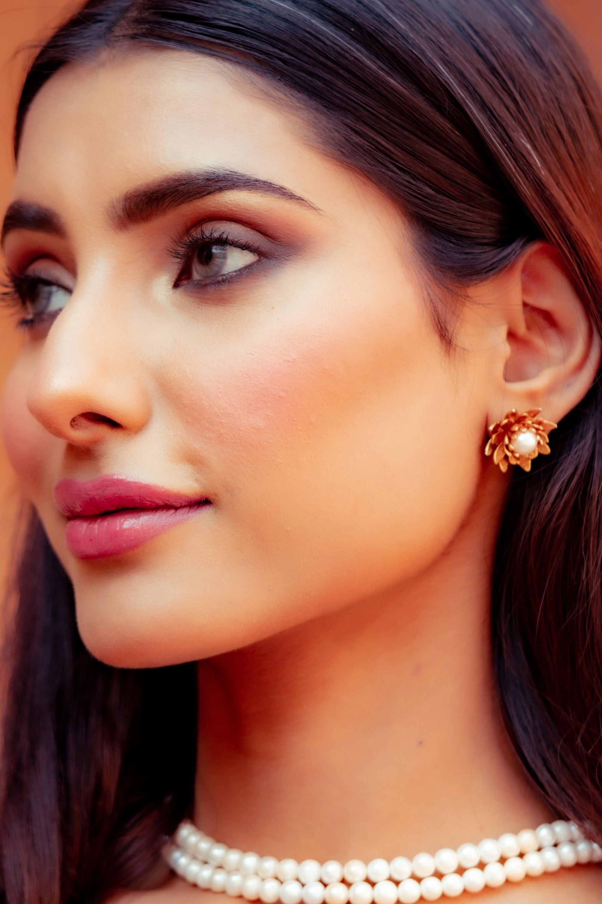 Bhamini- Handcrafted Flower Earring